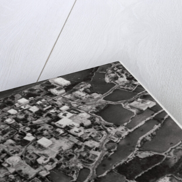 Aerial view of the heights around Jerusalem, Palestine, from a Zeppelin by Anonymous