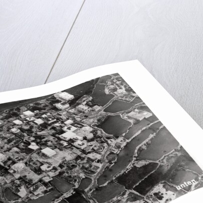 Aerial view of the heights around Jerusalem, Palestine, from a Zeppelin by Anonymous