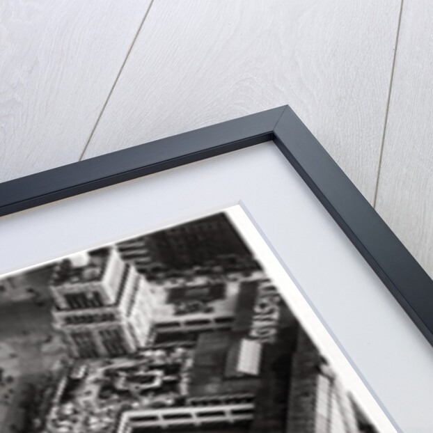 Aerial view of Hermannplatz, Berlin Neukoelln, Germany, from a Zeppelin by Anonymous