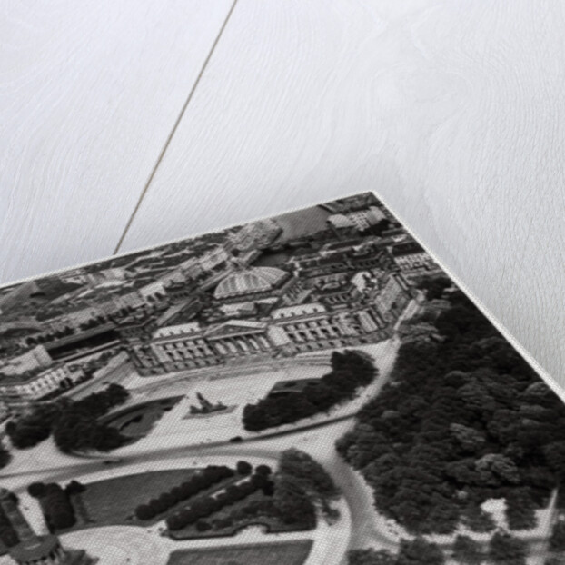 An aerial view of the Konigsplatz, Munich, Germany, from a Zeppelin by Anonymous