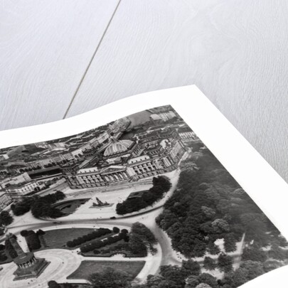 An aerial view of the Konigsplatz, Munich, Germany, from a Zeppelin by Anonymous