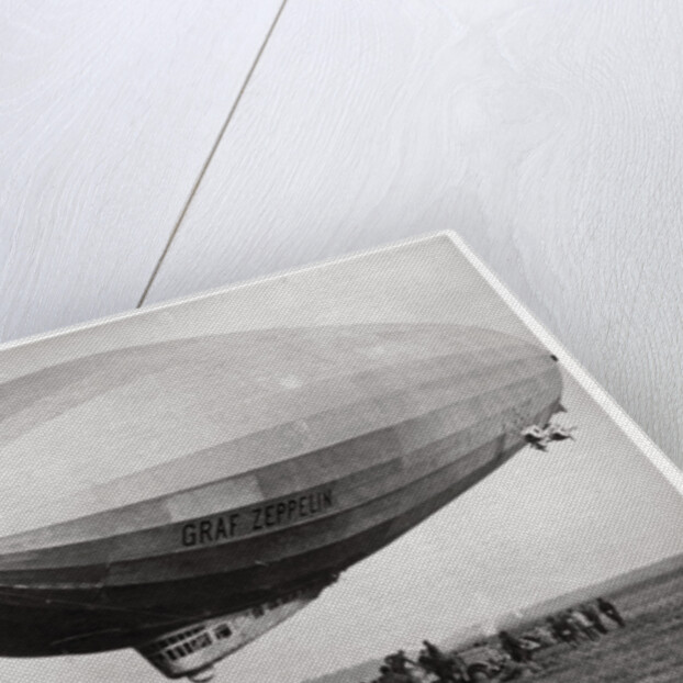 Airship LZ127 'Graf Zeppelin' moored at Loewental, Germany by Anonymous