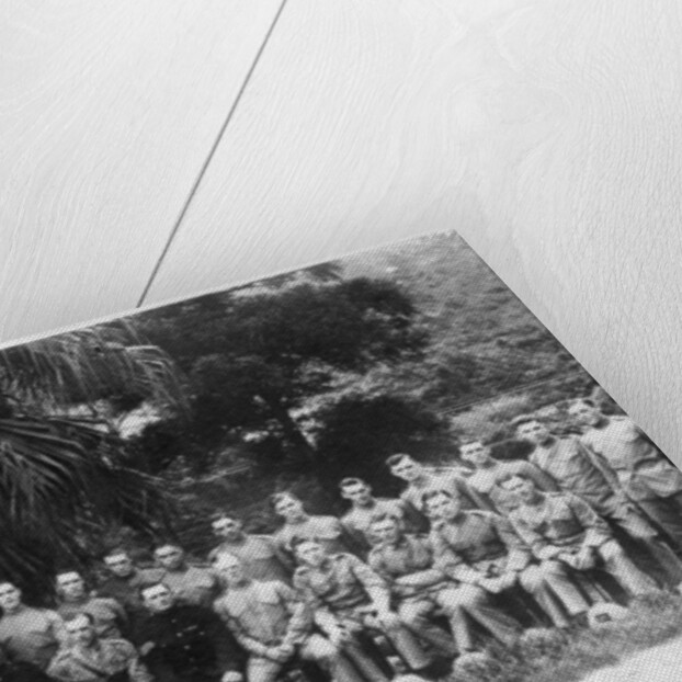 Group portrait of C Company, 2nd Battalion the King's Regiment, Iraq by Anonymous