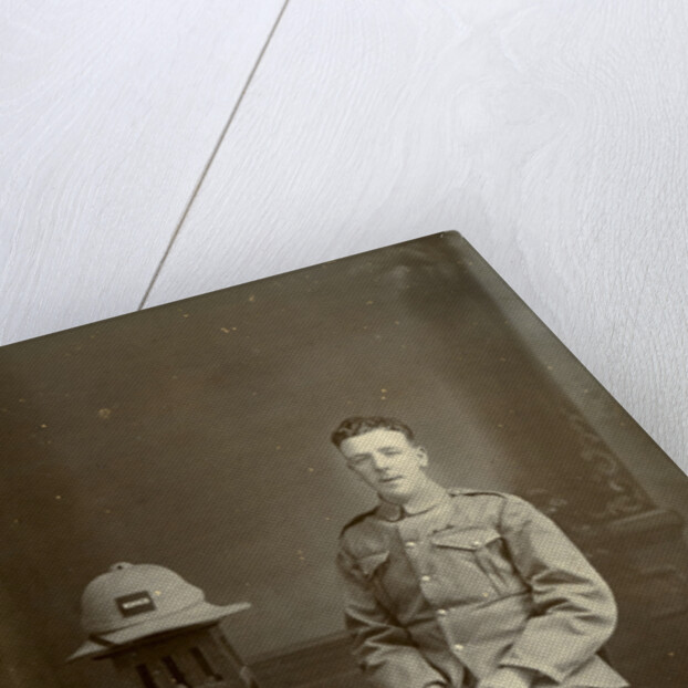Studio portrait of a soldier of C Company, 2nd Battalion the King's Regiment, Iraq by Anonymous