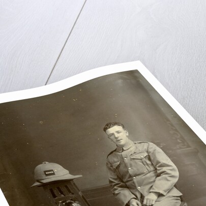 Studio portrait of a soldier of C Company, 2nd Battalion the King's Regiment, Iraq by Anonymous
