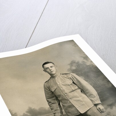 Studio portrait of a soldier of C Company, 2nd Battalion the King's Regiment, Iraq by Anonymous