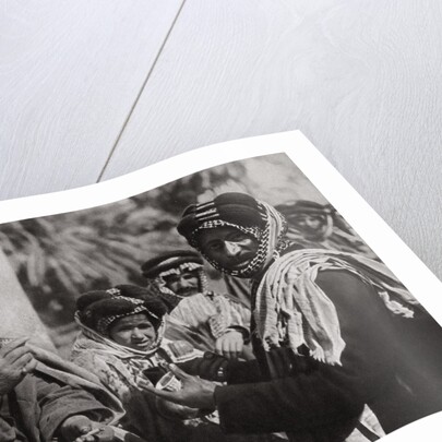 A sheikh enjoying the famous Arab coffee by A Kerim