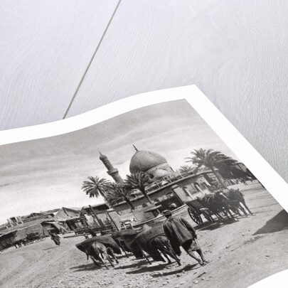 View of a street from the North Gate, Baghdad, Iraq by A Kerim