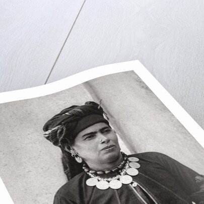 Kurdish lady in her best costume, Iraq by A Kerim