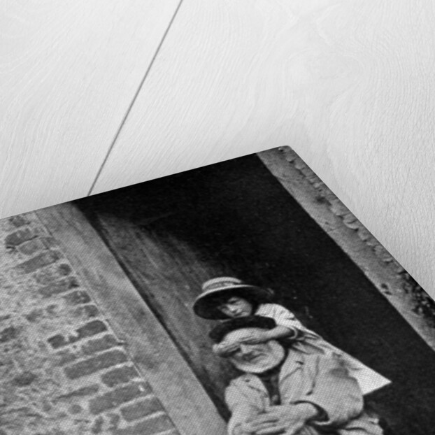 A child with her grandfather, England by AW Cutler