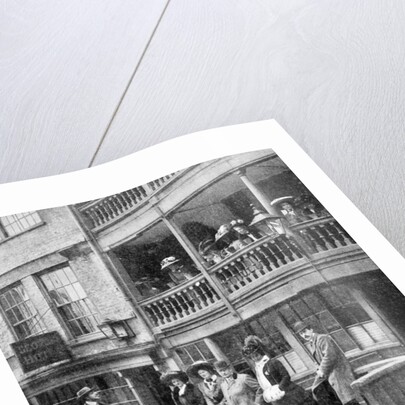 Americans in London, A Party at the George Hotel, Borough by Anonymous