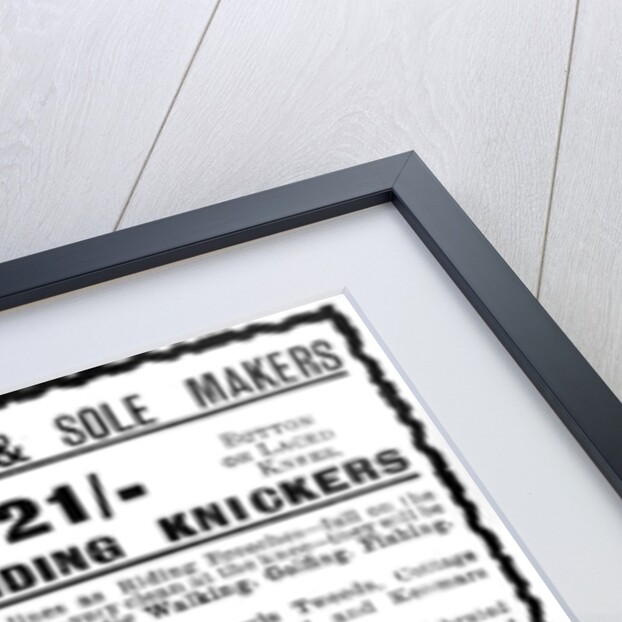 Advert for Reid Bros, Sporting Tailors & Breeches Makers by Anonymous