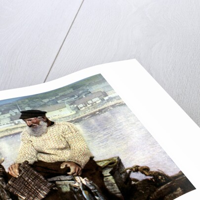 Fishermen, fishing town of Molle, on the headlands of Kullen in the Kattegat, Sweden by Anonymous