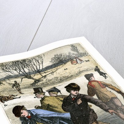 Ice skating by Anonymous