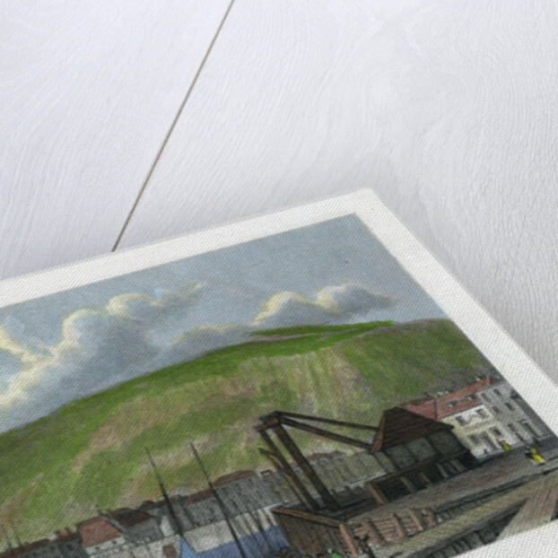 Landing place, outer harbour, Dover, Kent by E Finden