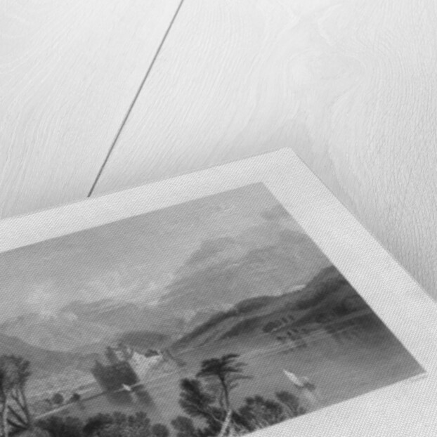 Kilchurn Castle, Loch Awe, looking towards Dalmally, Argyleshire by Thomas Barber