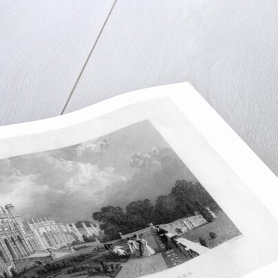 East front of Eaton Hall, Cheshire by Frederick James Havell