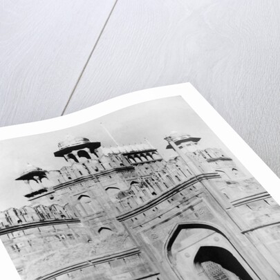 Gateway to the Red Fort, Delhi, India by Anonymous