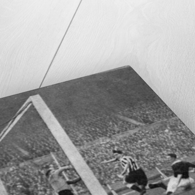 Jack Allen heads Newcastle's first goal, FA Cup Final, Wembley, London by Graphic Photo Union