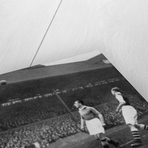 Acrobatics in a Arsenal v Chelsea match at Stamford Bridge, London by Sport & General