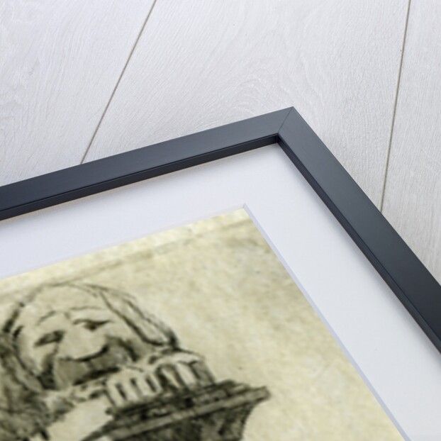 Sign of the Red Lion Inn, Glastonbury, Somerset by Edwin Edwards