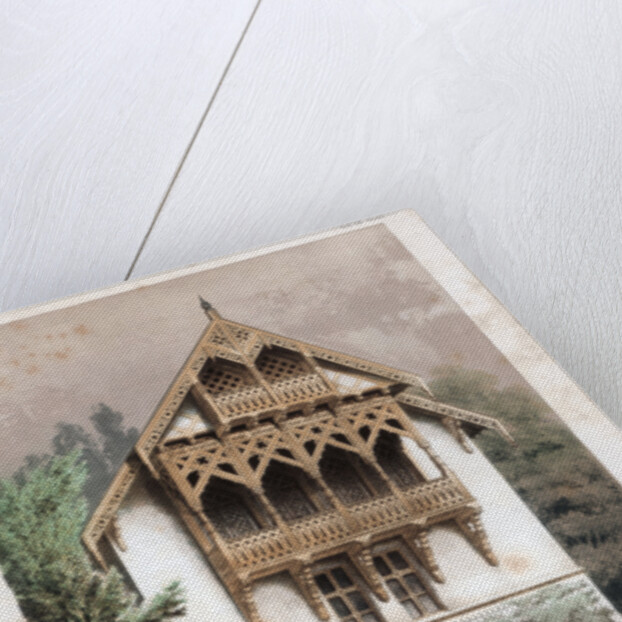 Gable on a residential building, Schonhausen, near Berlin, Germany by Anst von W Loeillot