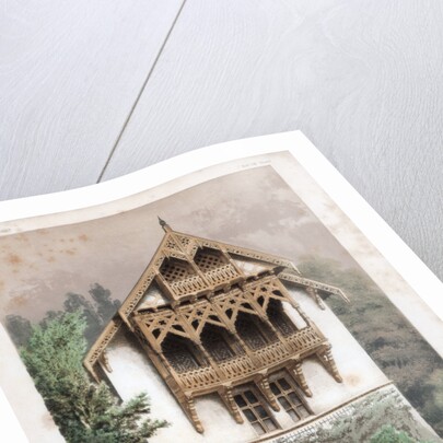 Gable on a residential building, Schonhausen, near Berlin, Germany by Anst von W Loeillot