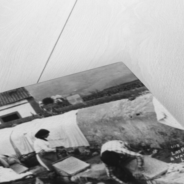 A wayside laundry, Las Palmas, Gran Canaria, Canary Islands, Spain by Anonymous