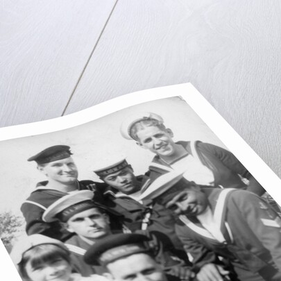 Sailors from six different countries during the Coronation review, Southsea, Hampshire by Anonymous
