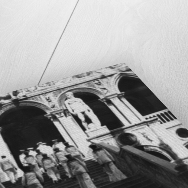 British sailors visiting the Doge's Palace, Venice, Italy by Anonymous