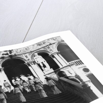 British sailors visiting the Doge's Palace, Venice, Italy by Anonymous