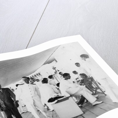 American actor and film director Douglas Fairbanks, Sr on board HMS Malaya, Venice by Anonymous
