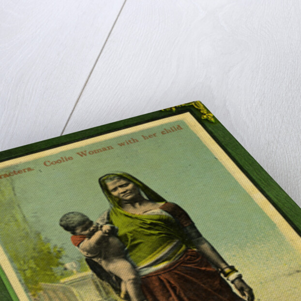 Indian woman with her child, Calcutta, India by Anonymous