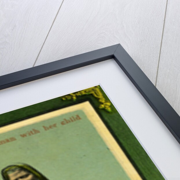 Indian woman with her child, Calcutta, India by Anonymous