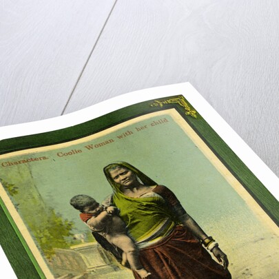 Indian woman with her child, Calcutta, India by Anonymous