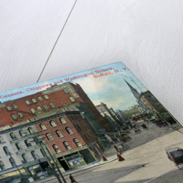 Genesse, Chippewa and Washington Streets, Buffalo, New York, USA by Anonymous