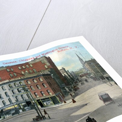Genesse, Chippewa and Washington Streets, Buffalo, New York, USA by Anonymous