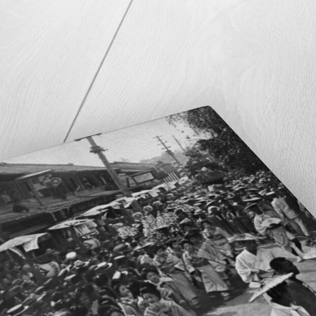 Geisha procession, Yokohama Jubilee, Japan by Anonymous