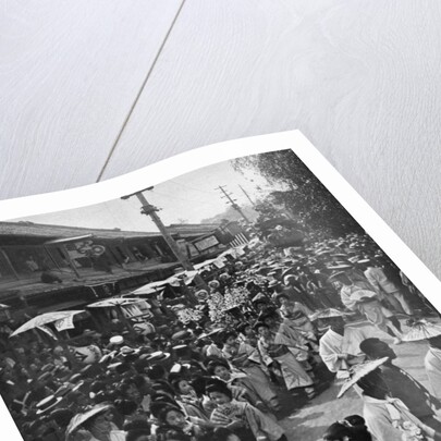 Geisha procession, Yokohama Jubilee, Japan by Anonymous