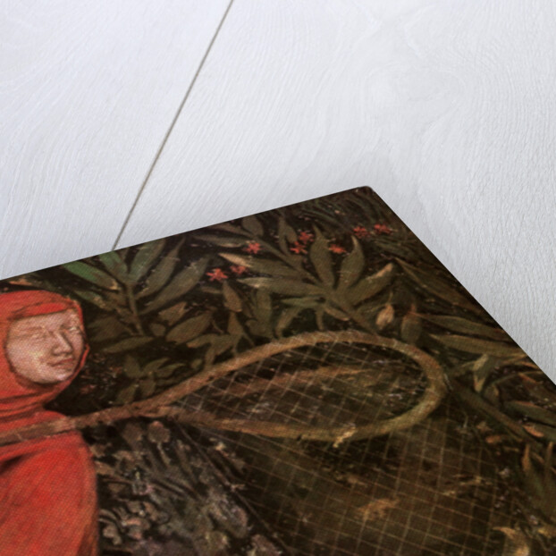 'Fishing', fragment of a fresco by Anonymous