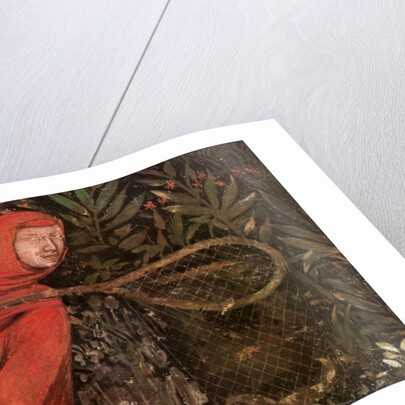 'Fishing', fragment of a fresco by Anonymous