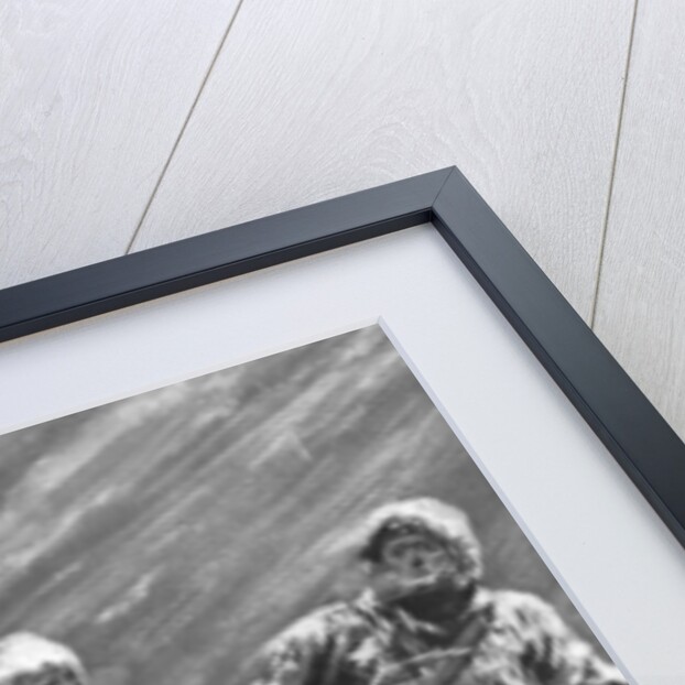 The trek during the snowstorm by Stanley L Wood