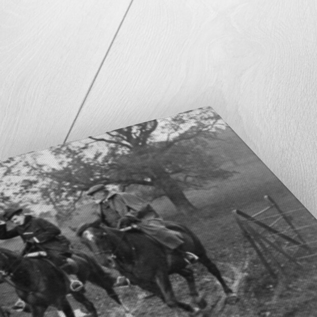 Kings Edward VII of the United Kingdom and Manuel II of Portugal hunting by Anonymous