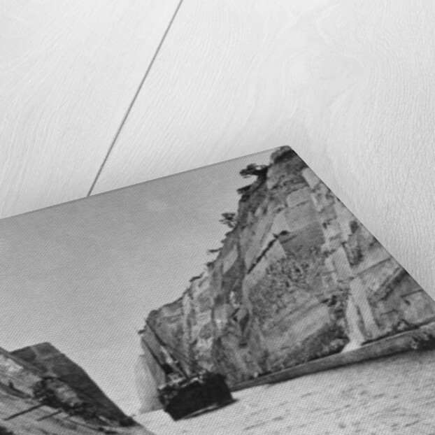 Ship passing through the Corinth Canal, Greece by Anonymous