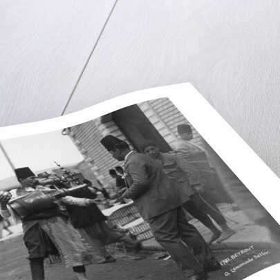 A lemonade seller, Beiruit, Lebanon by Anonymous