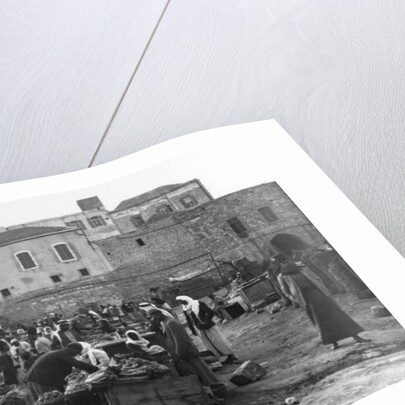 The market, Haifa, Palestine by Anonymous