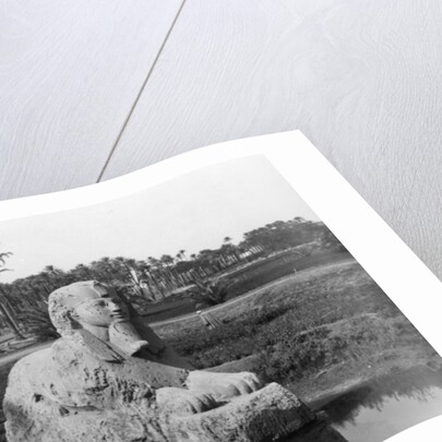 Alabaster Sphinx at Memphis, Egypt by Anonymous