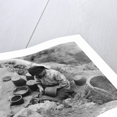 Making pottery, Atalaya, Las Palmas, Gran Canaria, Canary Islands, Spain by Anonymous