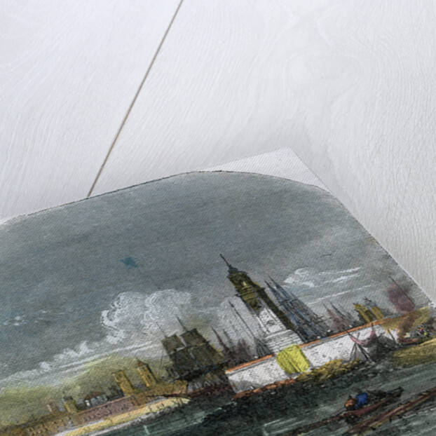 The Old Harbour of Barcelona by Anonymous