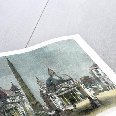 'The Piazza del Popolo, Rome', Italy by Anonymous